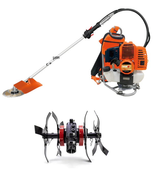 MİKE MK520B SIRT TIRPAN EKO + MİKE 26MM 9T ÇAPA APARATI