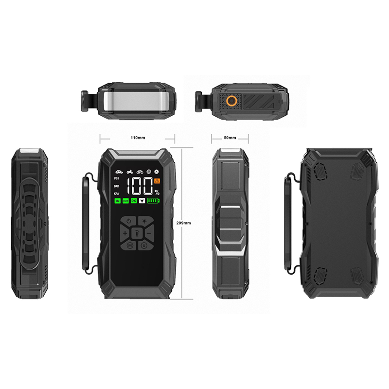PARS PR1085 DİJİTAL LASTİK ŞİŞİRME POMPASI VE JUMP STARTER 13000Mah