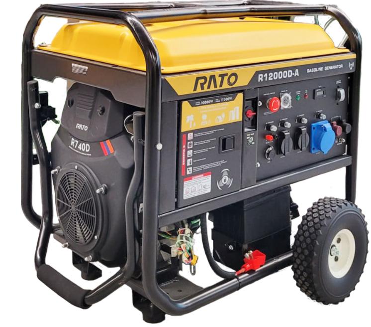 RATO R12000(R15000) D-A 13.75 KVA 2 SİLİNDİR BENZİNLİ MARŞLI JENERATÖR