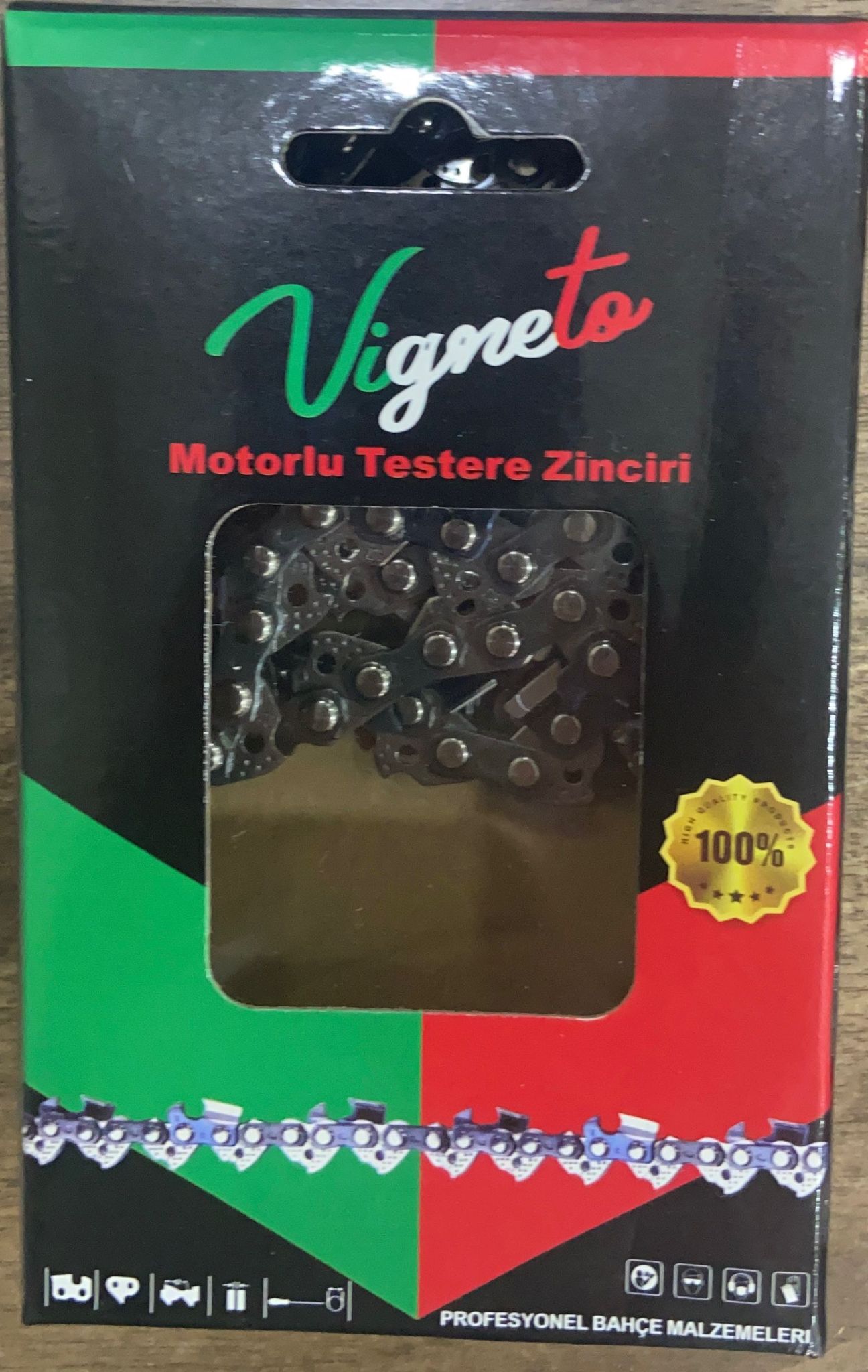VİGNETO 1/4 18 DİŞ KARTON PAKET ZİNCİR