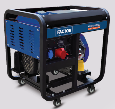 FACTOR KDK11500SE3 MARŞLI TRİFAZE DİZEL JENERATÖR