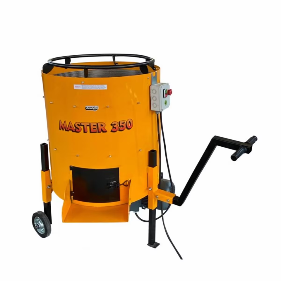 KADIOĞLU MASTER 350 RENDELİ TİP DÜZ DEVİRLİ CEVİZ SOYMA MAKİNASI 380 VOLT 350 LT(200-250 KG)