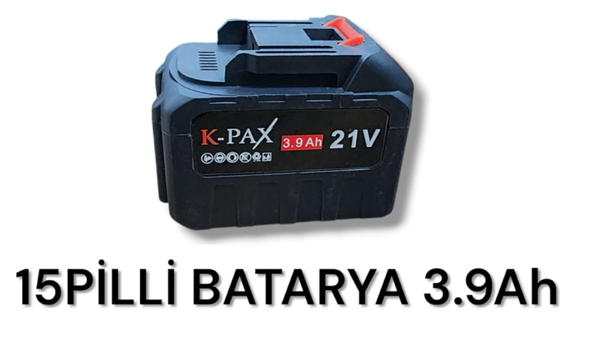 K-PAX 15 PİLLİ KIZAKLI BATARYA