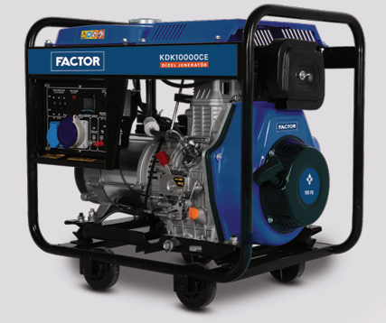 FACTOR KDK10000CE MARŞLI MONOFAZE DİZEL JENERATÖR