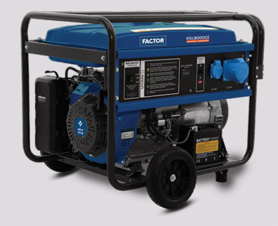 FACTOR KGL8000CE MARŞLI MONOFAZE BENZİNLİ JENERATÖR