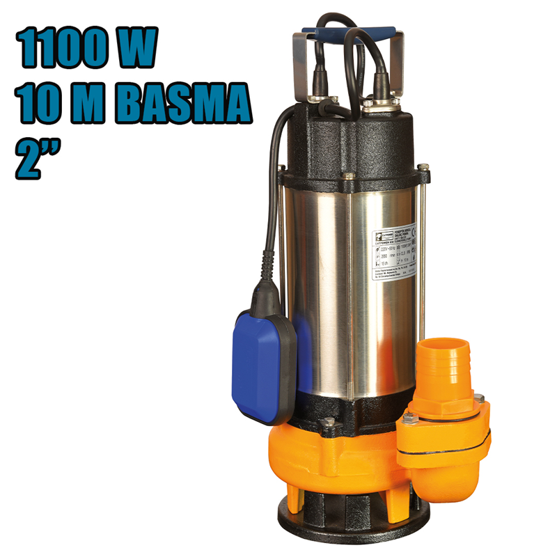 CATPOWER CAT630 FOSEPTİK KIRICILI DALGIÇ POMPA 1,5 HP 1100 WATT