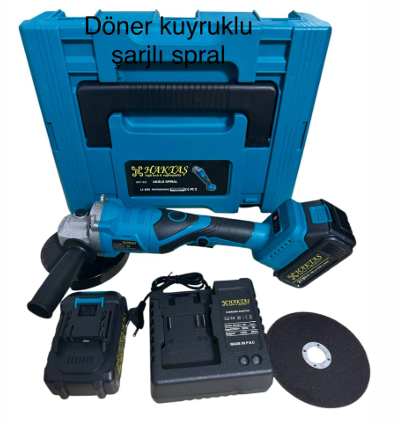 HAKTAŞ HKT-521 125MM AKÜLÜ AVUÇ TAŞLAMA (DÖNER SAPLI)
