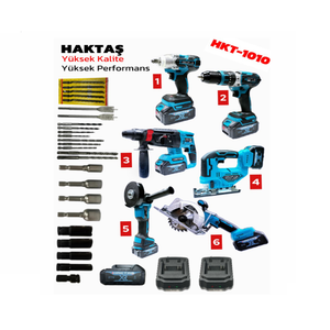 HAKTA� HKT-1010 AK�L� 6 LI SET (SOMUN+SPREL+MATKAP+H�LT�+DEKUPAJ+SUNTA)