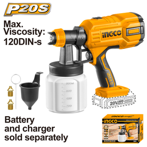 INGCO ING-CSGLI2003 Li-ion Ak�l� Boya Tabancas� 20V 2.0Ah