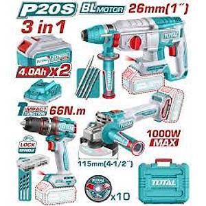 TOTAL TOSLI241198E 3 L� SET KIRICI DEL�C�-D.MATKAP TA�LAMA
