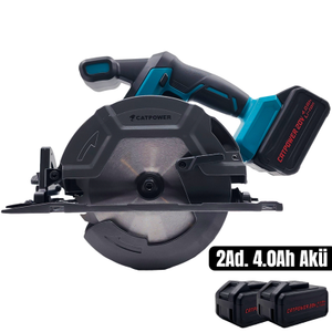 CATPOWER CAT4131 SET K�M�RS�Z AK�L� SUNTA KESME 20V L�-�ON + 4 Ah AK� (2 ADET) + �ARJ C�HAZI