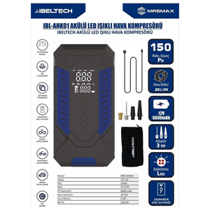 �BELTECH IBL-AHK01 AK�L� ARA� HAVA KOMPRES�R� LED I�IKLI