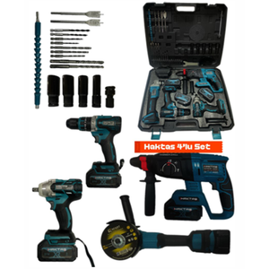 HAKTA� HKT-900 4 L� AK�L� SET (KIRICI + TA�LAMA + SOMUN S�KME + MATKAP)