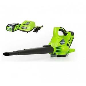 GREENWORKS 40V AK�L� �FLEME VE TOPLAMA MAK�NASI (4 AH VE �ARJ C�HAZI DAH�L)