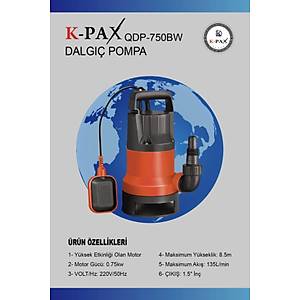 K-PAX QDP-750BW 750 WATT DALGI� POMPA
