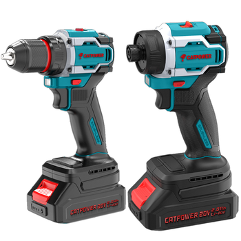 CATPOWER CAT5130 K�M�RS�Z Li-iON AK�L� 2'L� KOMBO SET - MATKAP VE V�DALAMA 20V 2.0Ah