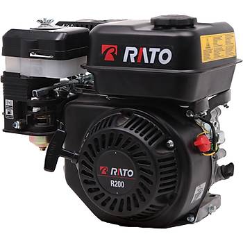 RATO R200 6.5 HP PL BENZNL TEK MOTOR KAMALI (Siyah Seri)