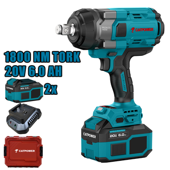 CATPOWER CAT4228 K�M�RS�Z AK�L� SOMUN SIKMA 3/4'' 1800NM L�-�ON 20V 6.0Ah