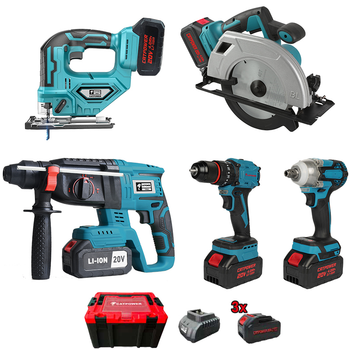 CATPOWER CAT1395 K�M�RS�Z AK�L� SET: DARBEL� V�DALAMA / KIRICI-DEL�C� / AK�L� SUNTA KESME / / SOMUN SIKMA / DEKUPAJ 20V 4.0aH L�-�ON