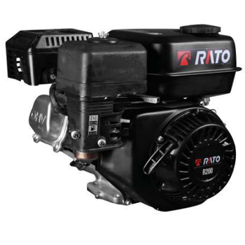 RATO R200 6.5 Hp İpli Kamalı Motor(Siyah Seri)
