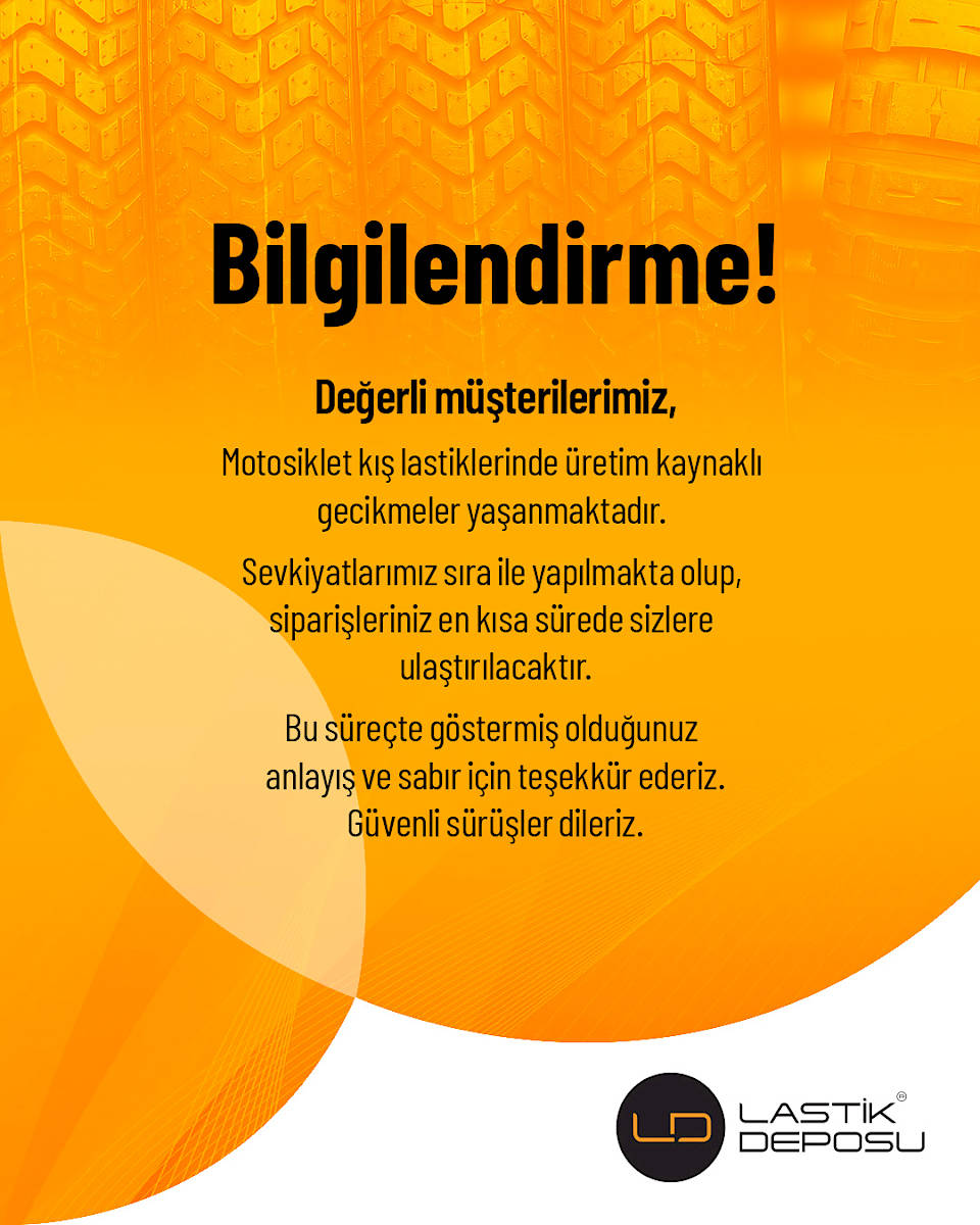 KIŞ LASTİKLERİ KARGO SÜRECİ