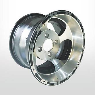 Janlas Black-Silver 12 in� ATV Jant Tak�m�