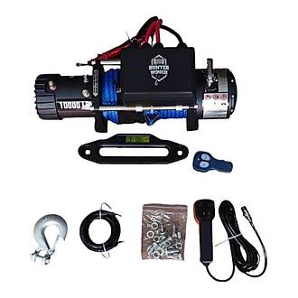 10000 lb. 12v 4�4 Sentetik halatl� vin�