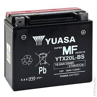 YTX20L-BS 12V18 AH Motosiklet ve ATV Ak�s�