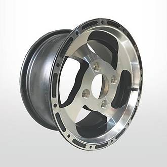 Janlas Black-Silver 12 in� ATV Jant Tak�m�