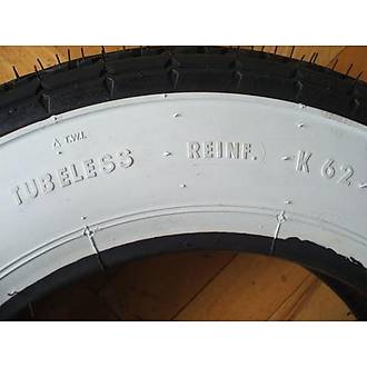 Beyaz Yanakl� Motosiklet Lasti�i