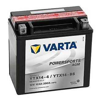 YTX14-BS 12V12AH Motosiklet Ak�s�