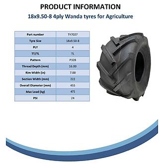 Wanda 18x9.5-8 Atv Arka Lasti�i