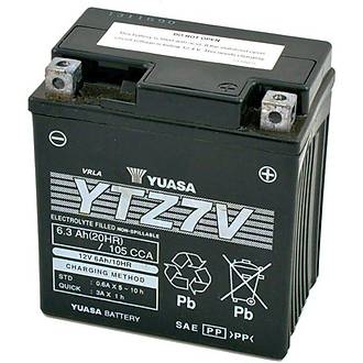 Yuasa YTZ7V 12V6AH Bak�ms�z Ak�