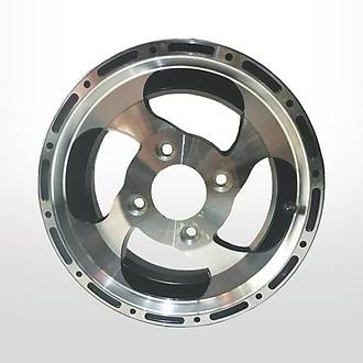 Janlas Black-Silver 12 in� ATV Jant Tak�m�