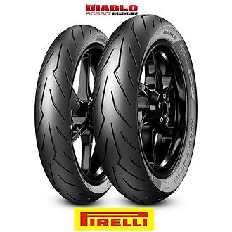 Pirelli 100/80-17 130/70-17 Diablo Rosso Sport Tak�m