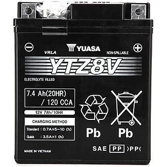 Yuasa YTZ8V 12V7AH Bak�ms�z Ak�