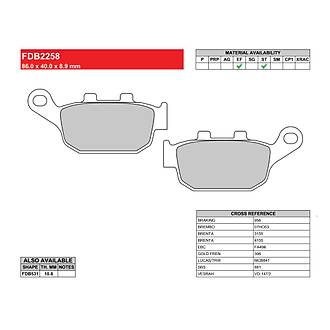 Honda NC750 X Arka Fren Balatas� Fiyat�