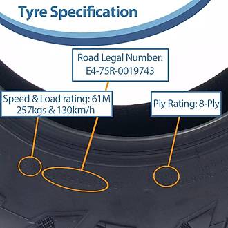 27x11-14 8PR Atv Arka Lasti�i