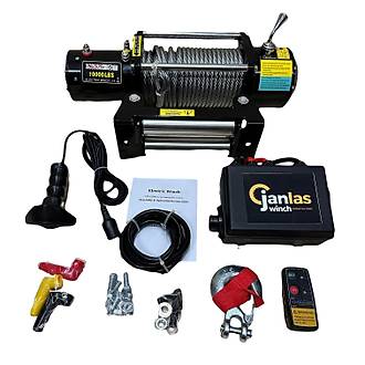 10000 lb 12v 4�4 �elik halatl� offroad vin�