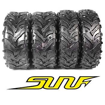 SunF Set 25x8-12 ve 25x10-12 A024 Mud Trail 6Kat Atv Lastik Takm n-Arka