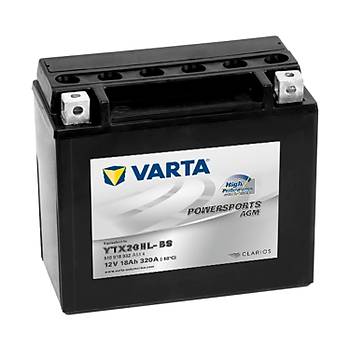 Varta YTX20HL-BS 12V18AH Bakmsz AGM Motosiklet Aks