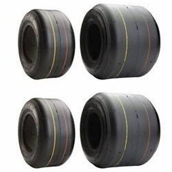 Deestone Set 10x4.50-5 ve 11x7.10-5 n Arka Takm Go-kart Karting Lastii