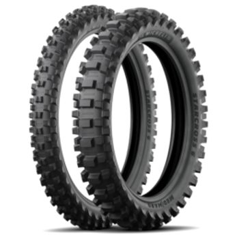 Michelin Set 90/100-21 ve 110/90-19 StarCross 6 Medium Hard TT Motosiklet n Arka Lastik