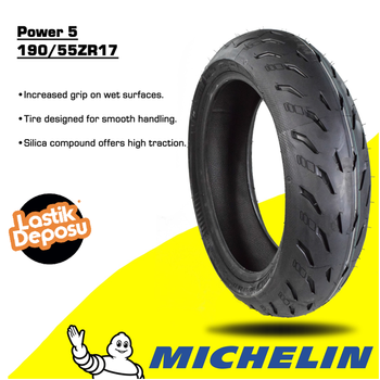 Michelin 190/55ZR17 Power5 75W Arka Lastik