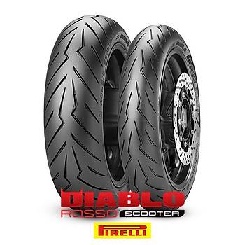 Pirelli 110/70-12 ve 120/70-12 Diablo Rosso Scooter n Arka Set