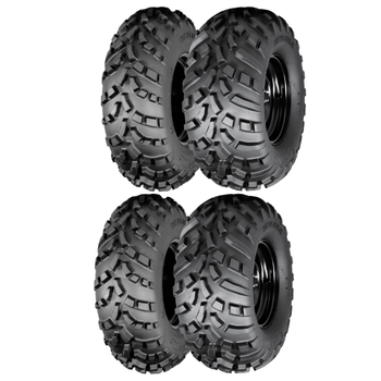 Carlisle Set 26x9-12 ve 26X11-12 AT489XD 8 Kat ATV Lastik n-Arka USA