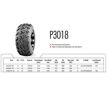 Wanda AT21X7-10 P3018 All Trail 4PR Atv Utv n Lastik