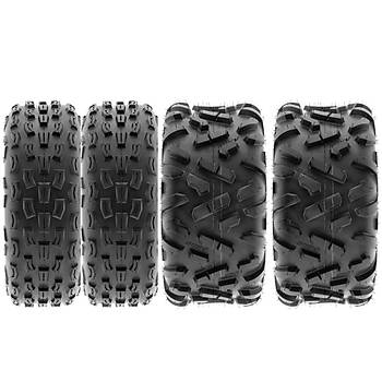 SunF Set 21x7-10 ve 22X10-9 A029-A051 6 Kat Atv Lastik n-Arka