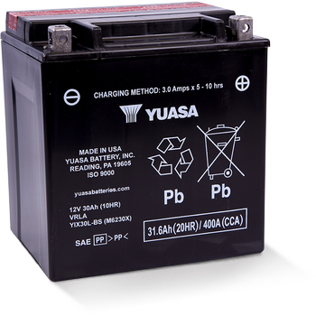 Yuasa YIX30L-BS 12V30 AH Bakmsz Motosiklet ve ATV Aks