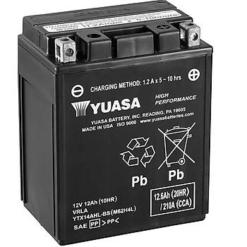 Varta YTX14AHL-BS 12V12AH AGM Motosiklet Aks